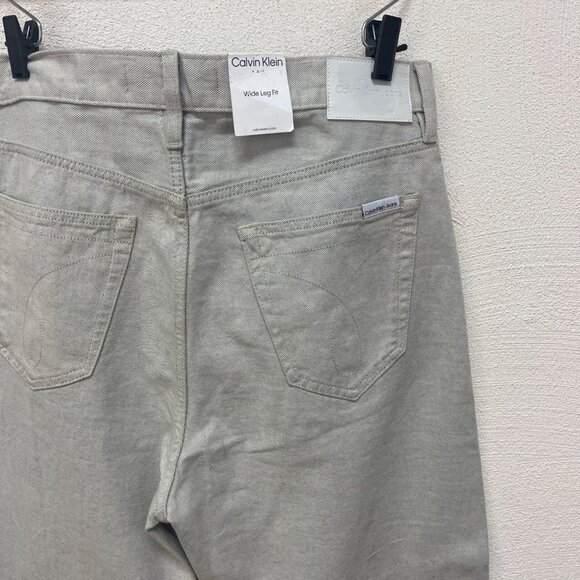 Calvin Klein Tyson Natural Wide Leg Fit Men’s Jeans Size 32W  NWT - Picture 5 of 5